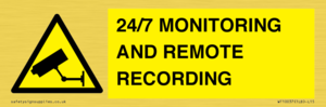 24/7 MONITORING AND REMOTE RECORDING